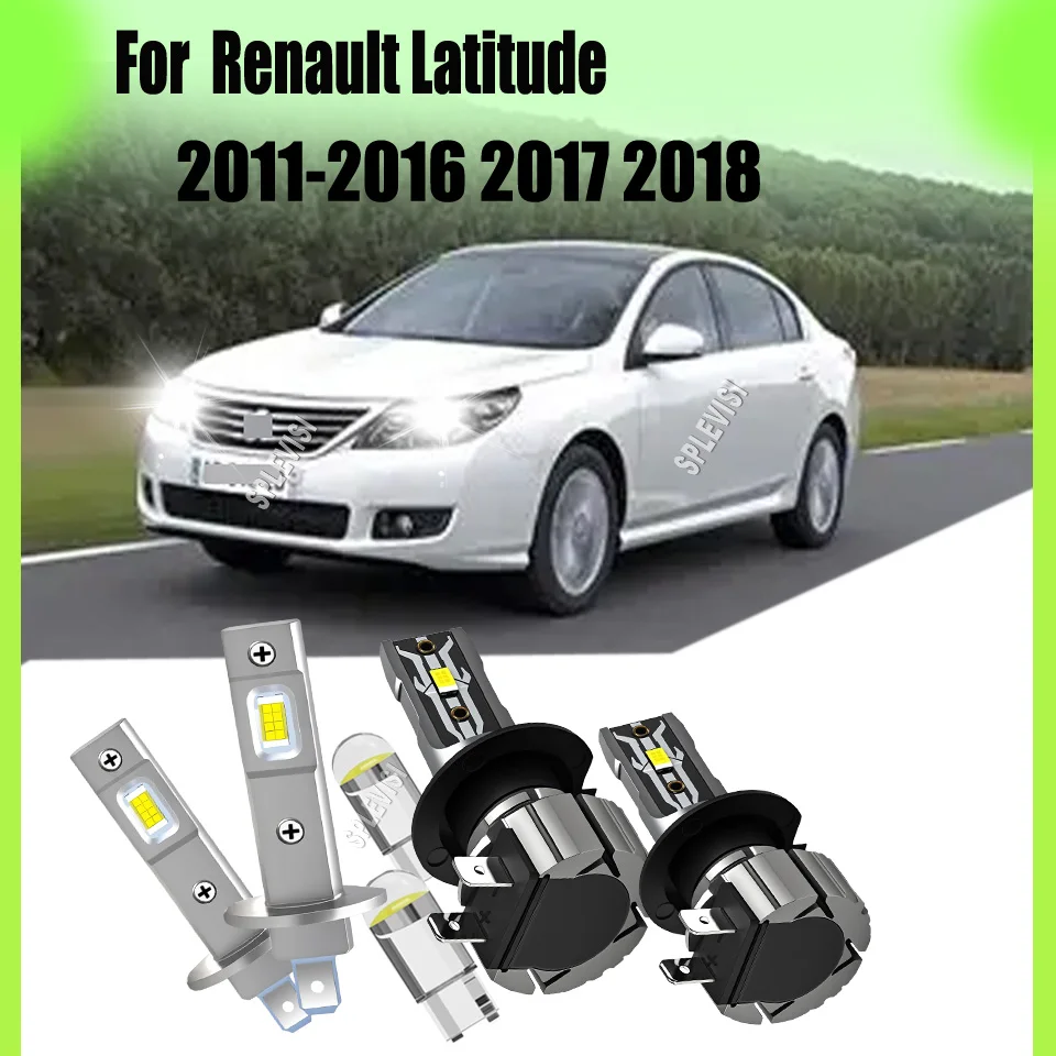 

H1 H7 LED Headlight & Fog Light Combo Perfect for All Seasons For Renault Latitude 2011 2012 2013 2014 2015 2016 2017 2018