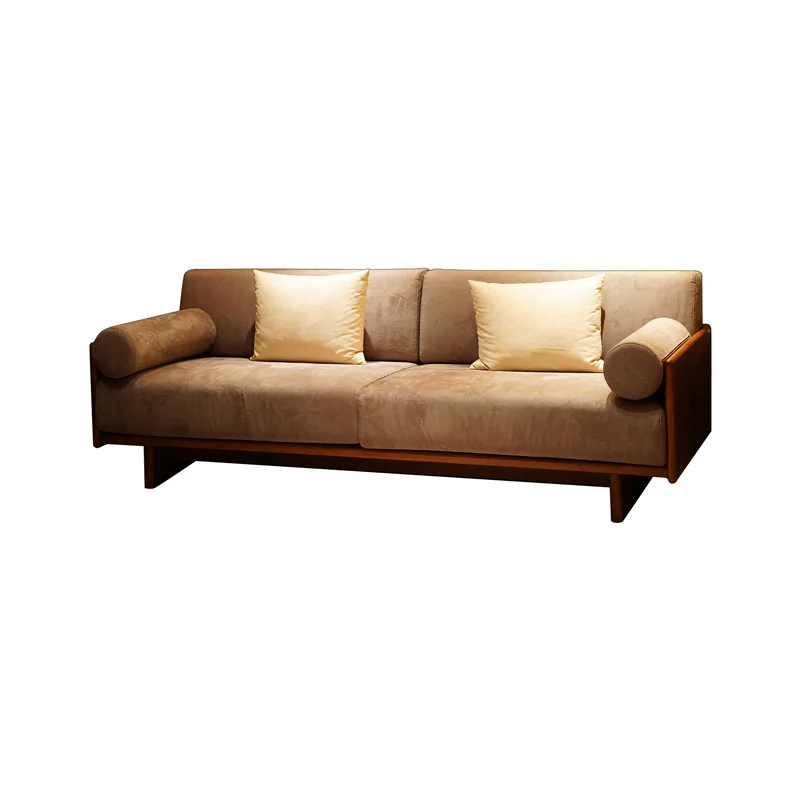 

Nordic simple, modern small apartment, living room double bedroom apartment, coffee table combination, fabric sofa