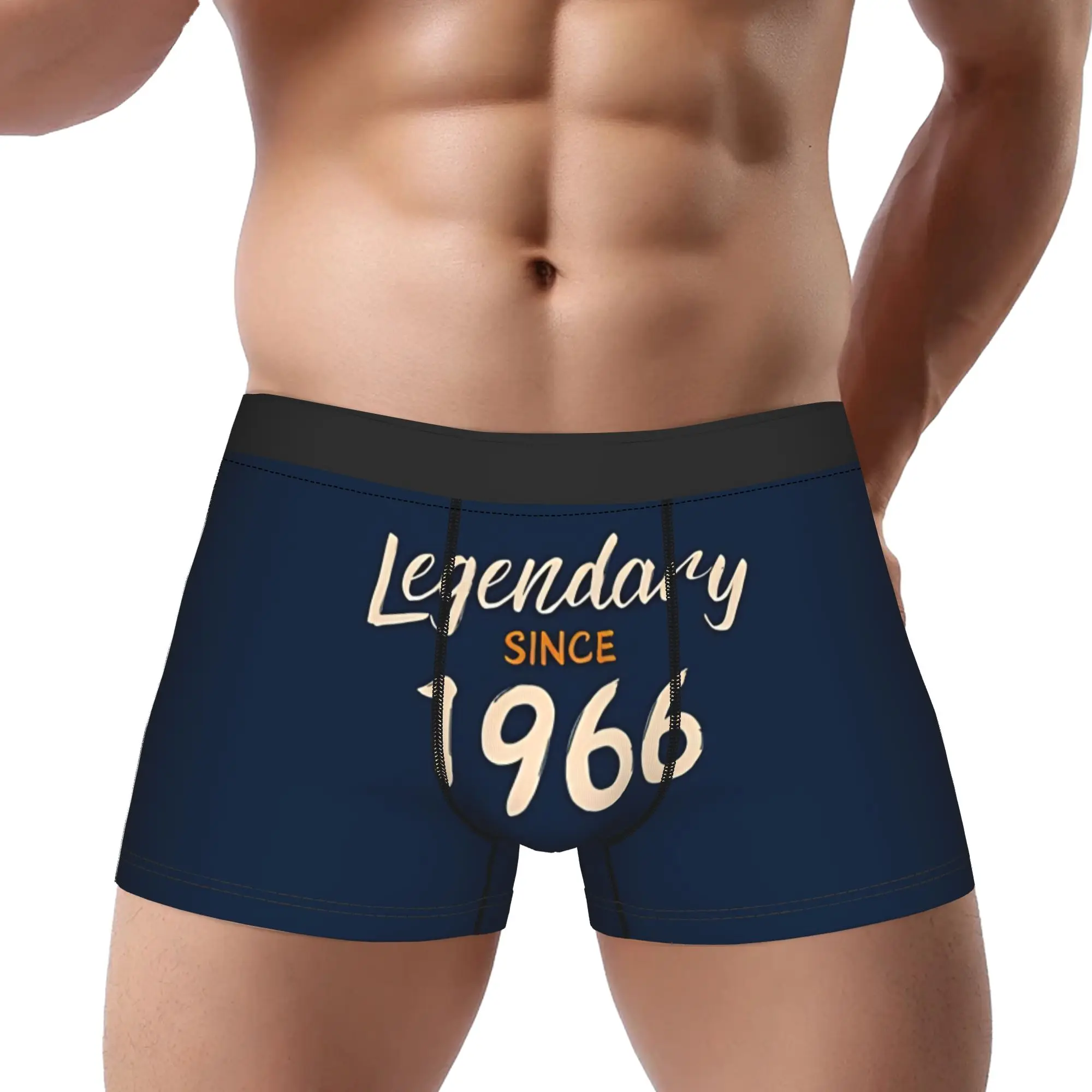 

Легендарные трусы-боксеры для мужчин, вентилируемые шорты, мужское нижнее белье, 60th Birthday Underpants Homme Panties