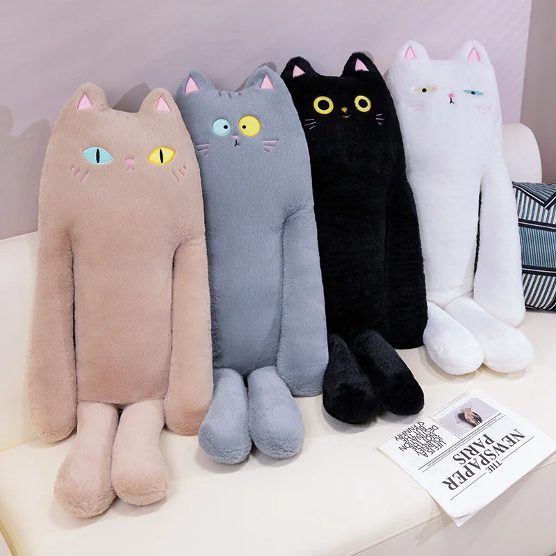 Cat Sleeping Pillow Adorable Cats Sofa Cushion For Lumbar Support Stuffed Plushies Dolls Companion Plush Toys For Gifts