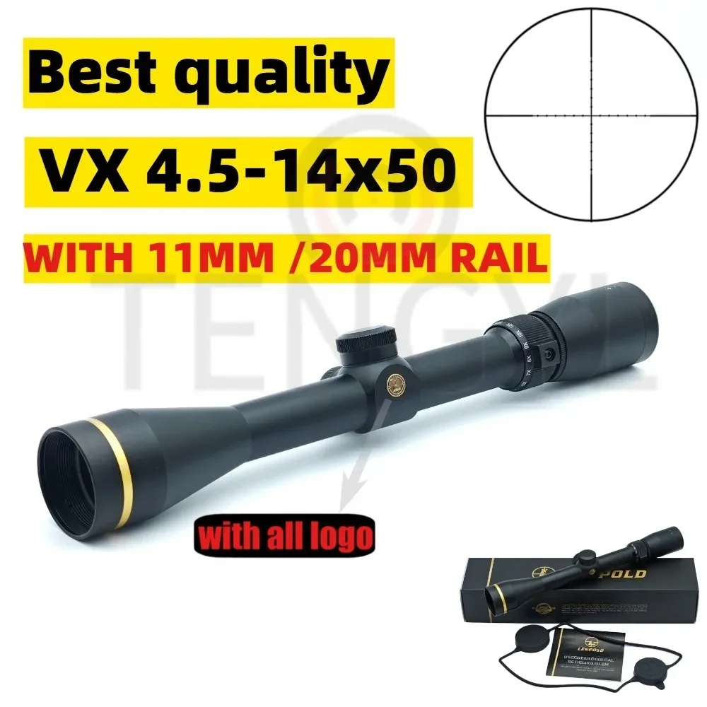 

Hunting VX 4.5-14x50 Mil-dot Riflescopes Rifle Scope Hunting Scope with 11/20 Mounts Ar 15 Accessories