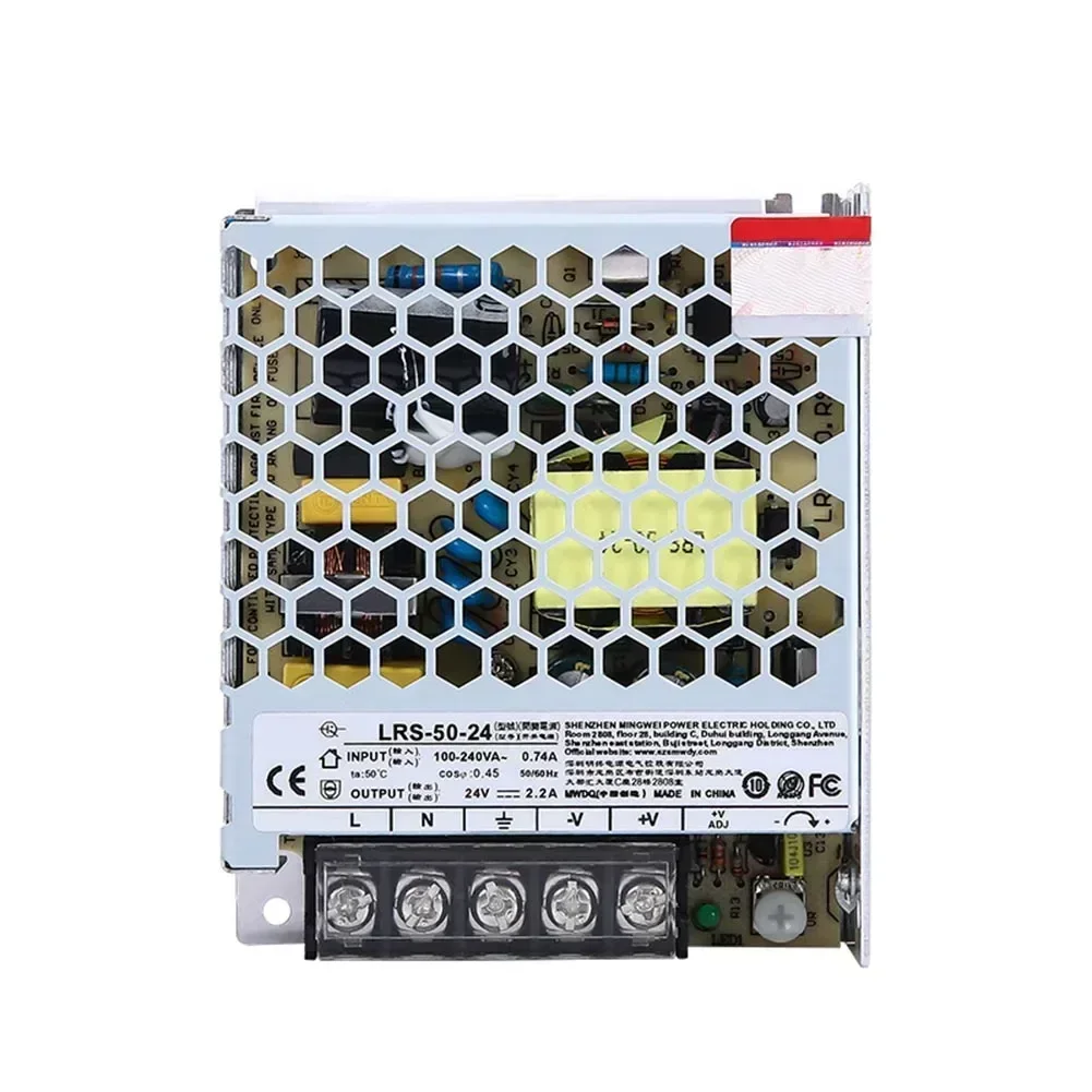 1PC 50W Switching Power Supply LRS-50-24 24V 2.2A Single Output AC/DC Converter For Industrial And Household 24V DC Devices