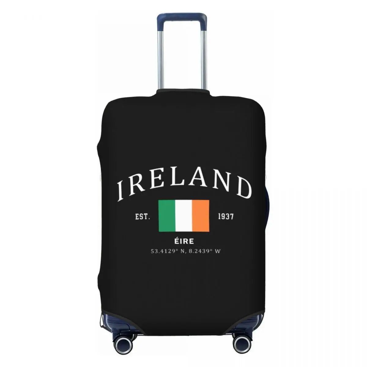 

Custom Flag Of Ireland 20 Luggage Cover Funny Irish Pride Patriotic Suitcase Protector Covers Suit For 18-32 inch