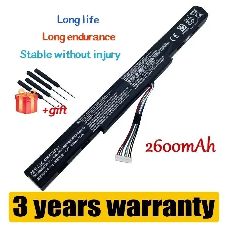 

For 4CELLS AS16A5K AS16A8K Laptop Battery For ACER For Aspire E5-575 E5-553 E5-575T E5-576G E5-475G