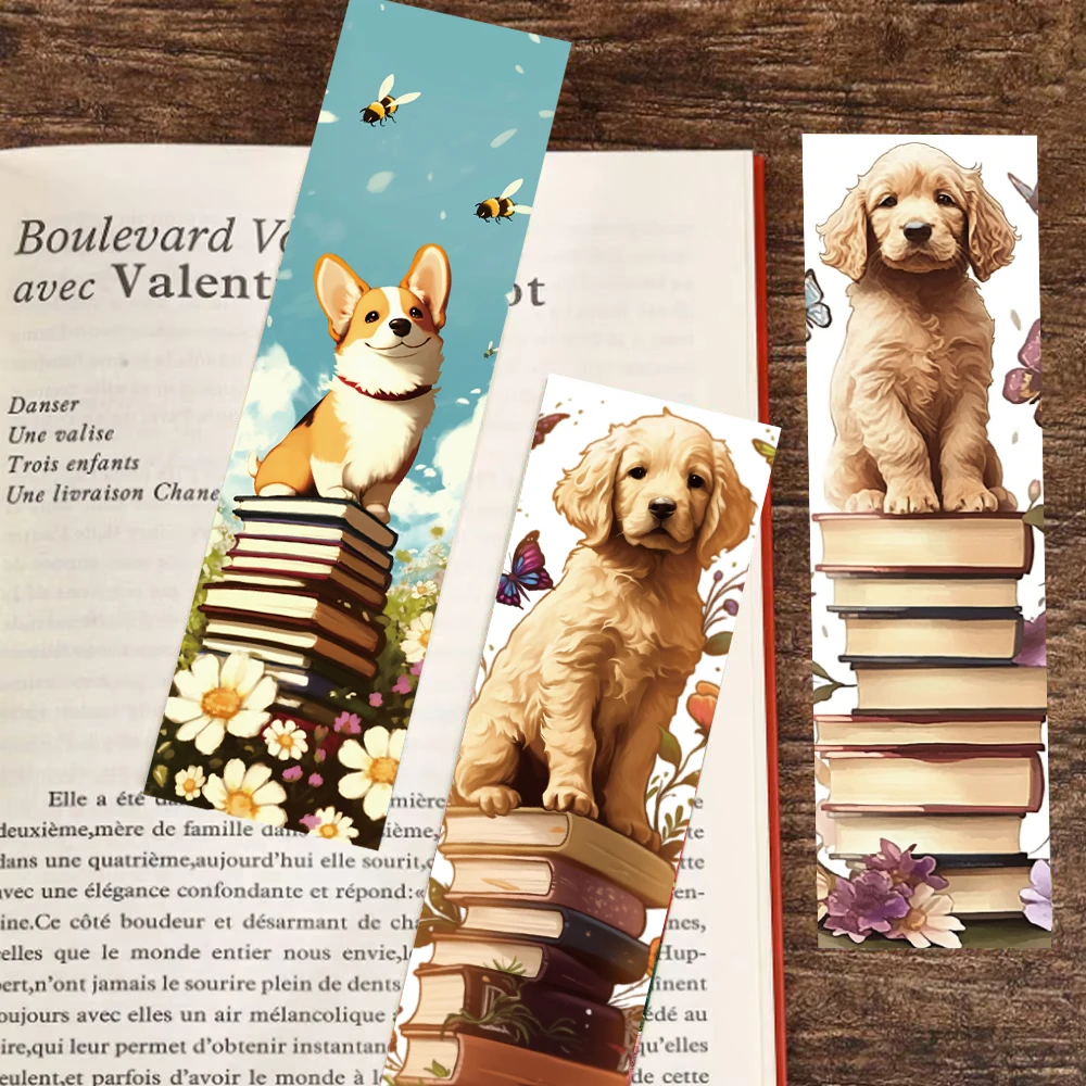 30 قطعة كتاب قراءة الكلب الإشارات المرجعية الجمالية لطيف نمط الكتب الكتابة على الجدران كتاب المعلم مكافأة الكتابة على الجدران هدايا رائعة الإشارات المرجعية