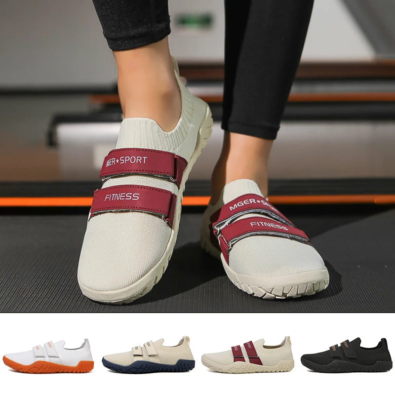 Weight Lifting Shoes for Men Women Deadlift Shoes Weightlifting Squat Shoes Fitness Cross-Trainer Barefoot Gym Training Sneakers