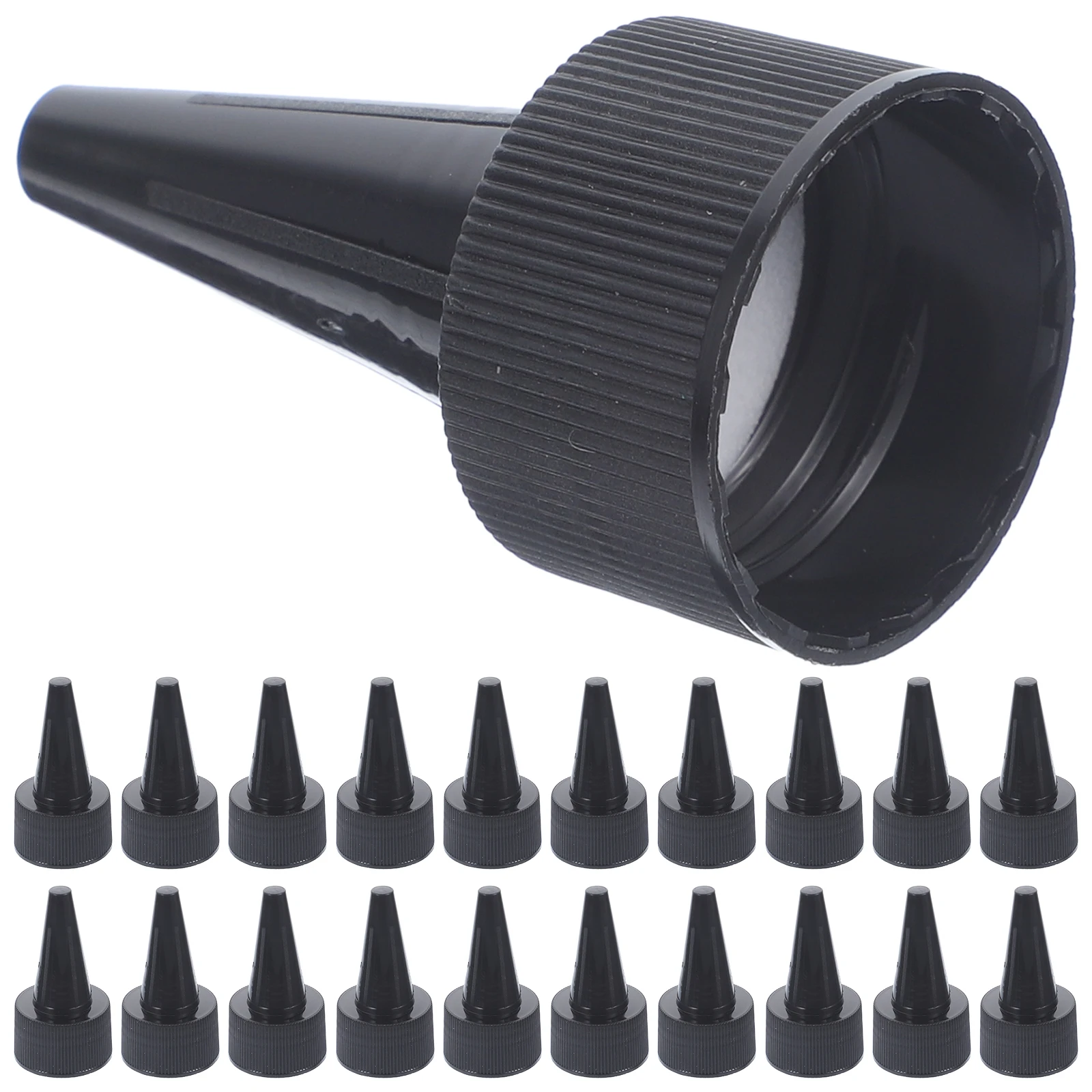 

50 Pcs Pull Cap Bottle Lids Replacement Lids Daily Use Leak Proof Bottle Caps Reusable Sealing Glass Containers