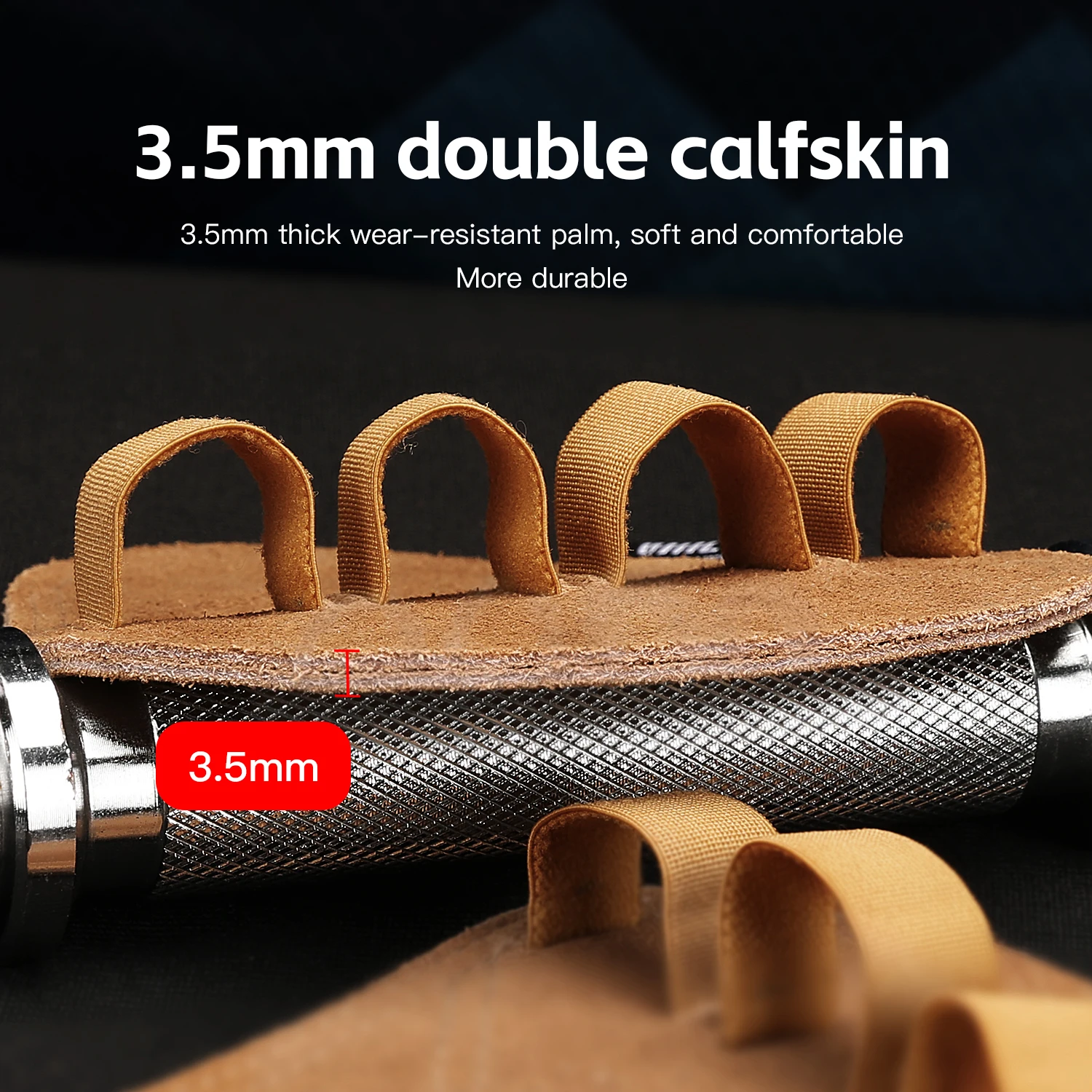 قفازات جلدية لرفع الأثقال للتدريب لحماية راحة اليد للنساء والرجال للياقة البدنية ورياضة الجمباز ومقابض رفع الأثقال