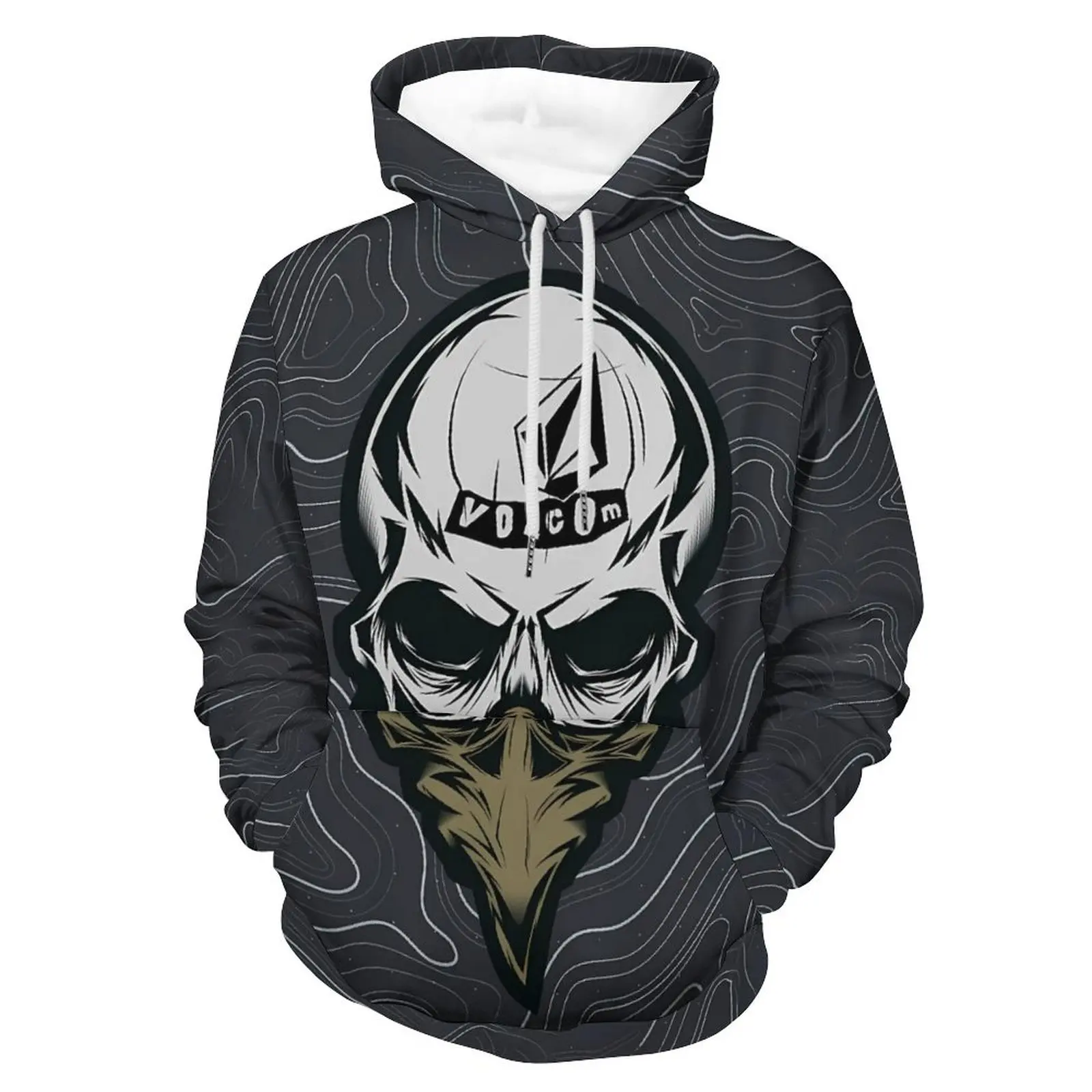 Fashion Hoodies Punisher Cosplay Gray Skull 3D Print Streetwear Men Women Oversized Sweatshirts Hoodie Kids Pullover Clothing