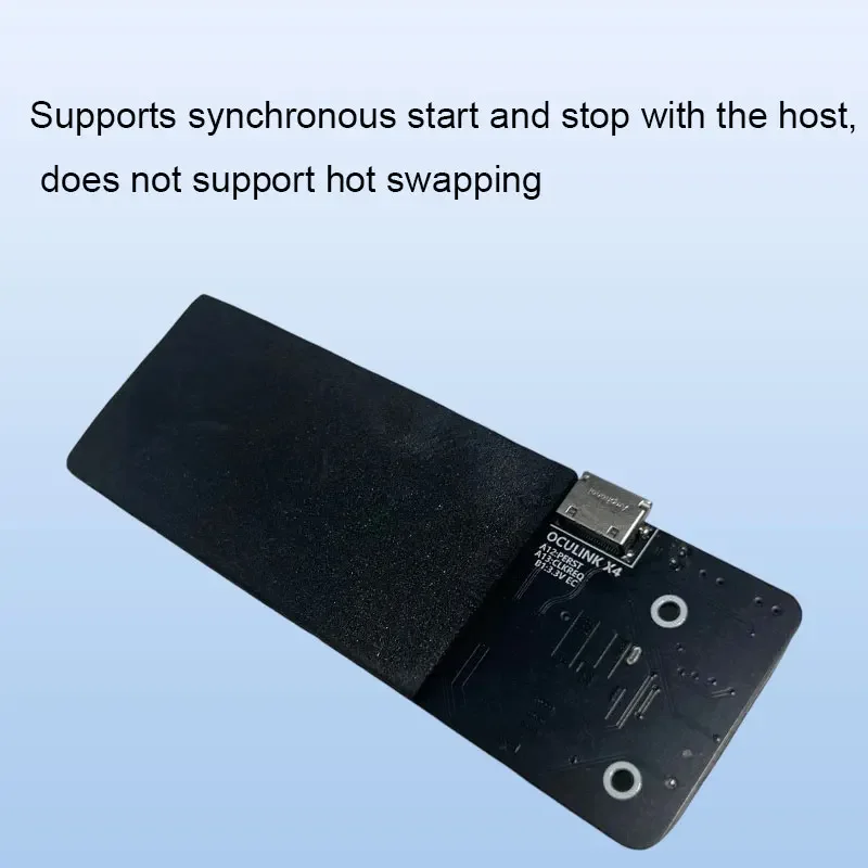 DOCK-OC4 Laptop eGPU Case Oculink / M.2 NVMe External Graphics Card GPU Dock PCIE 4.0 X4 Notebook GDP NUC Expansion Card Adapter