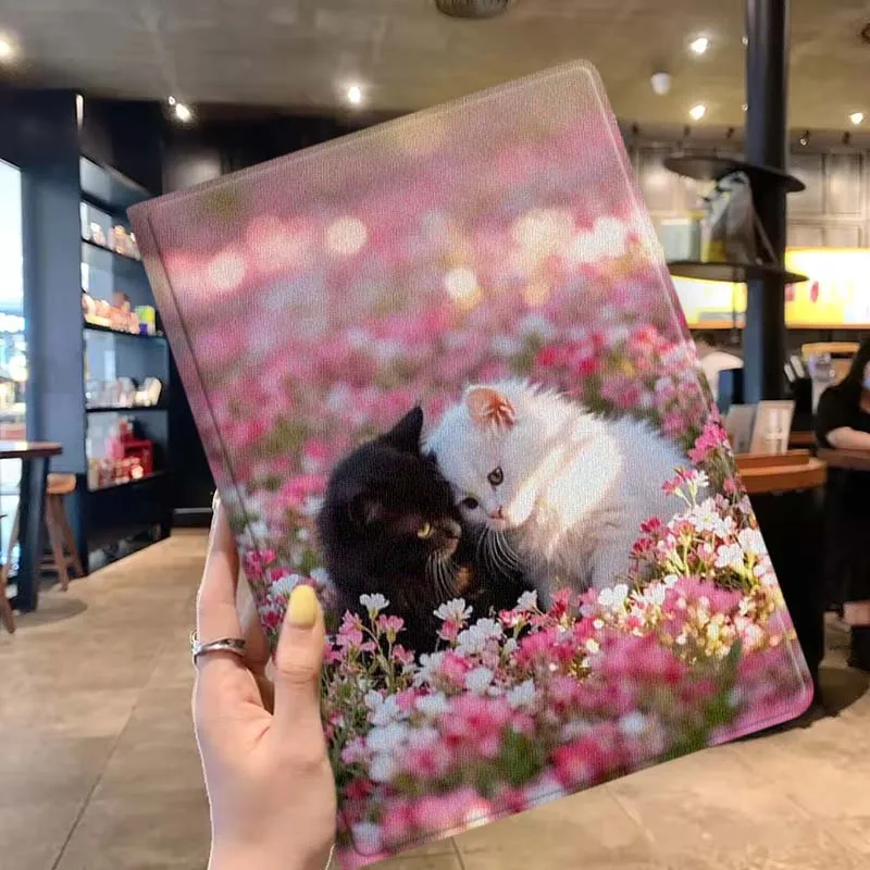 Cute Couple Cats For Lenovo Xiaoxin Pad Pro Tab P12 P11 11 11.2 11.5 10.6 inch K10 M10 Plus Tablet Case Soft