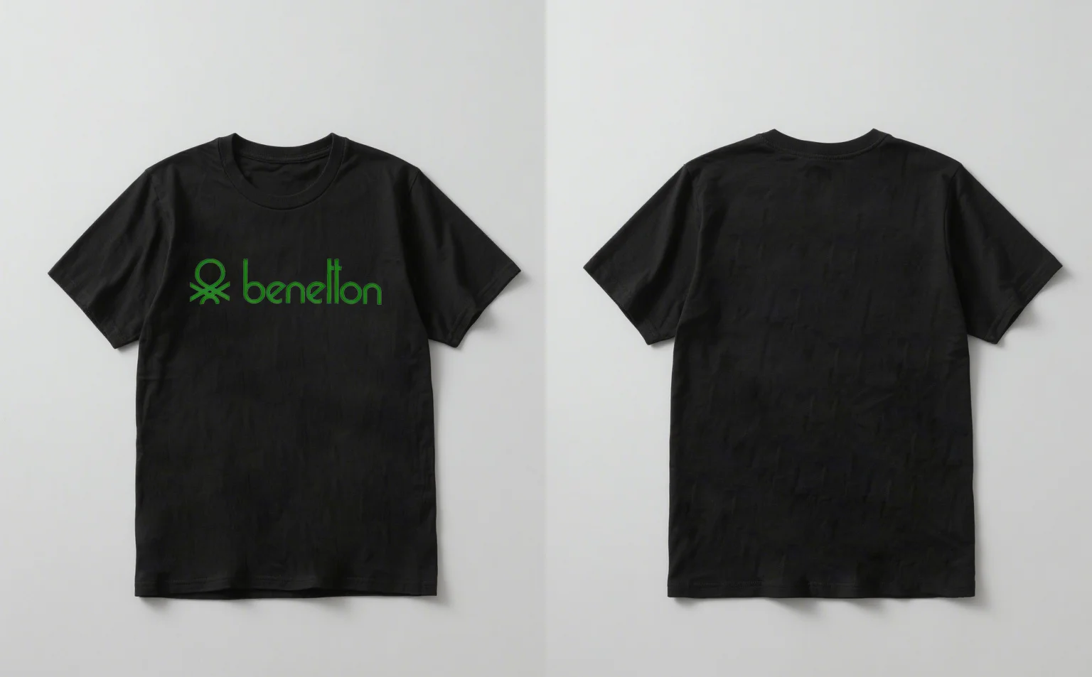 2025 nueva moda Benetton Logo estampado manga corta Casual Unisex
