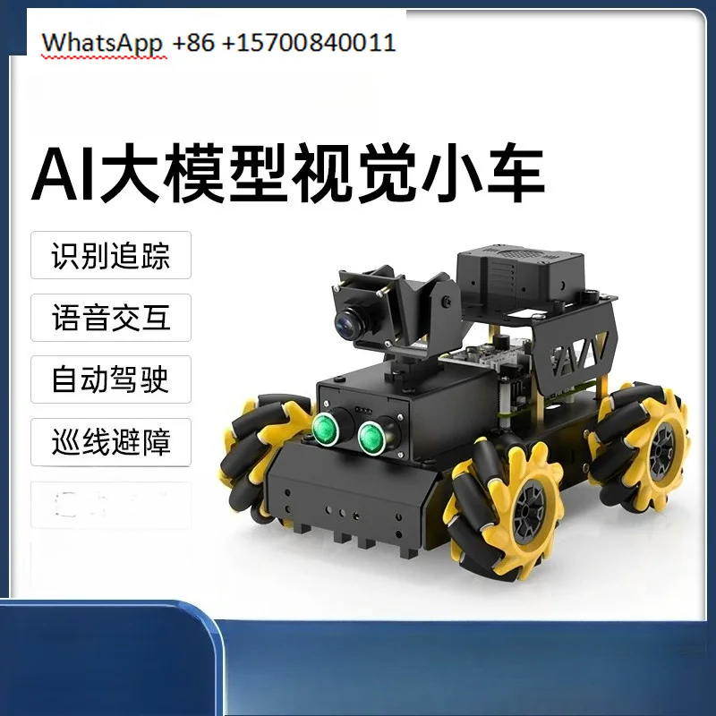 4B/5 intelligent car TurboPi wheat wheel AI large model visual recognition ROS2 programming robot