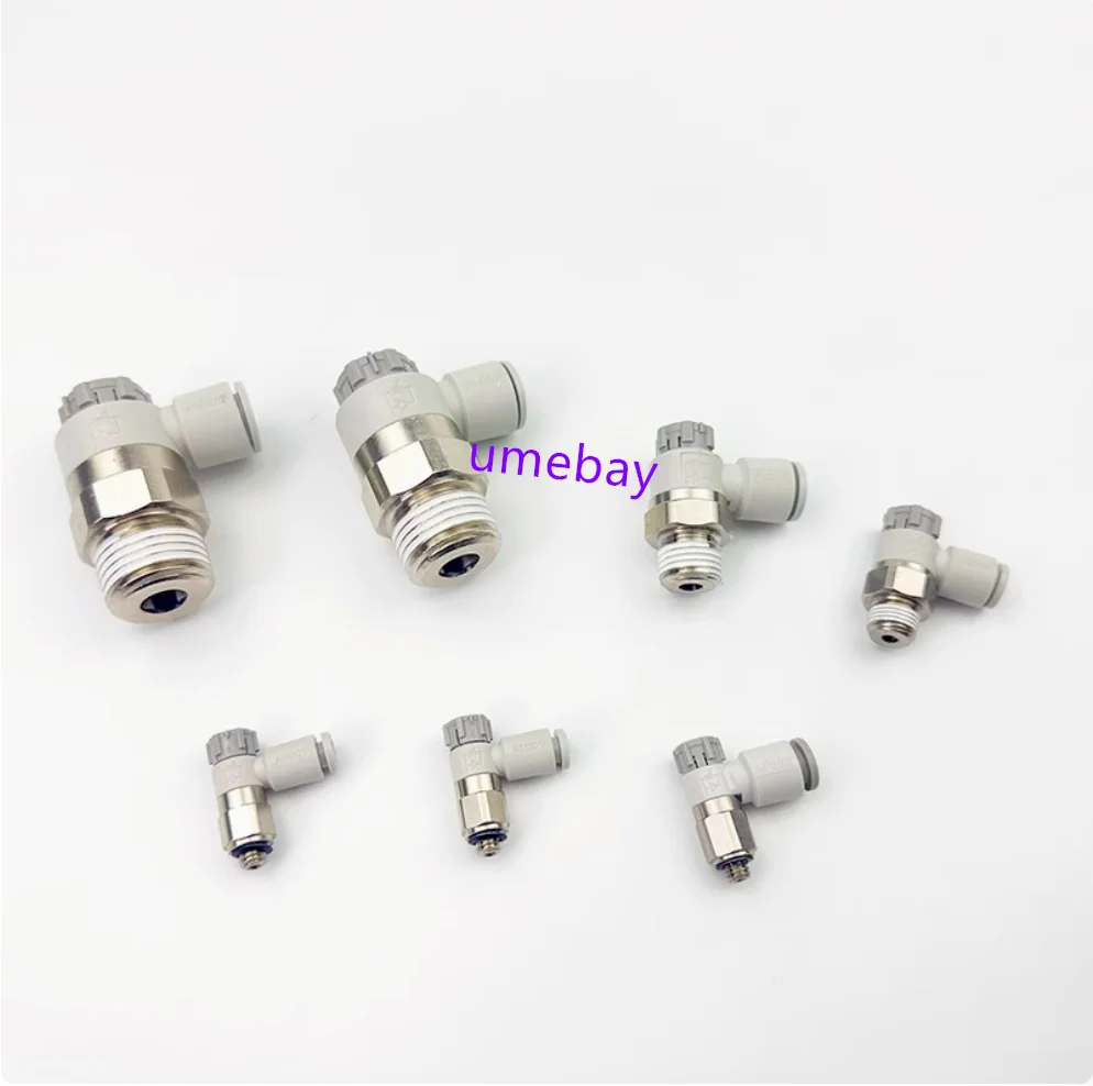 5pcs / SMC speed regulating throttle valve push lock type (limited entry type): AS2211F-02-04SA AS2211F-02-06SA  AS2211F-02-08SA