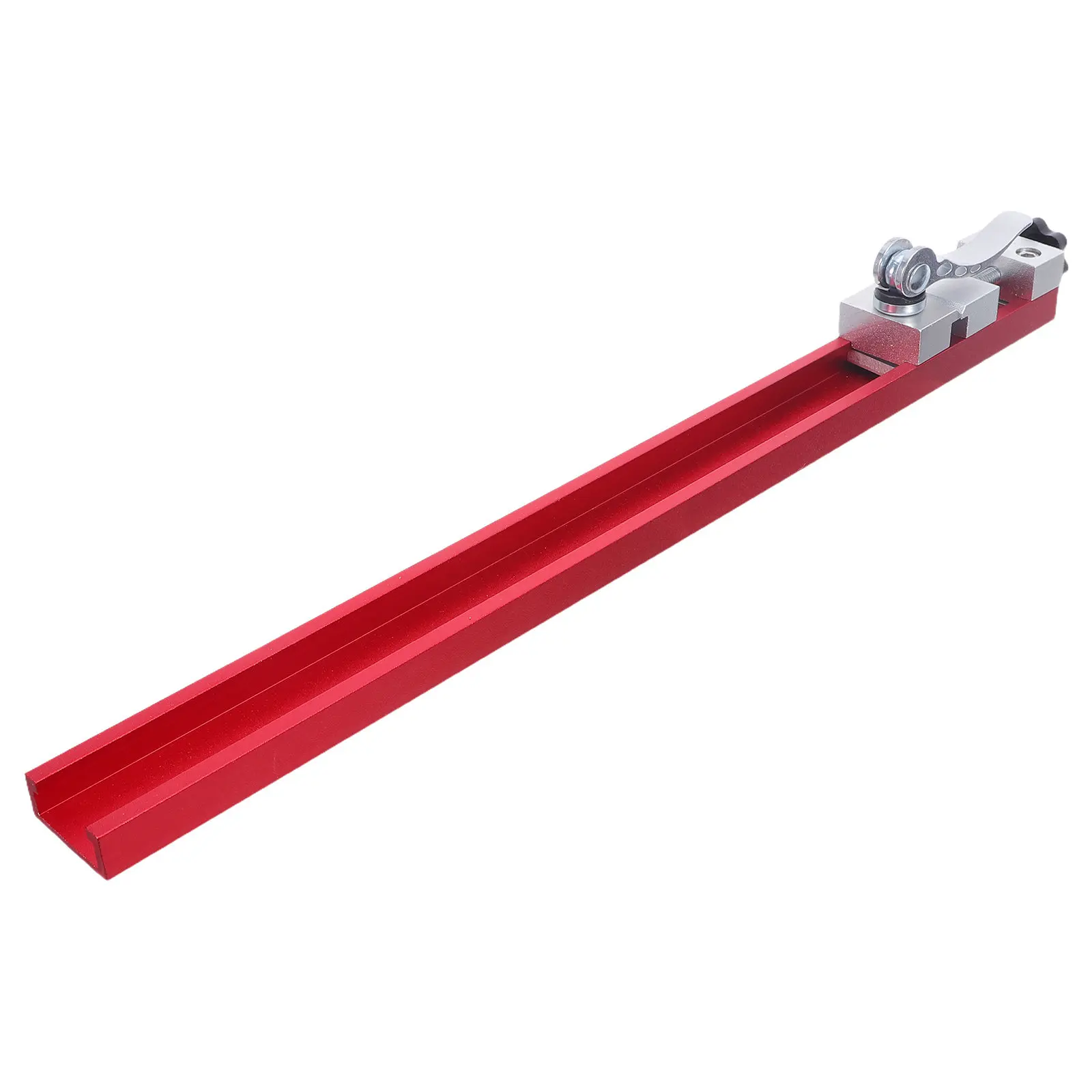 Adjustable Aluminum Circular Saw Cutting Guide Rail Base Positioning Clamp Wood Milling Cutting Machine Base Guide Stable