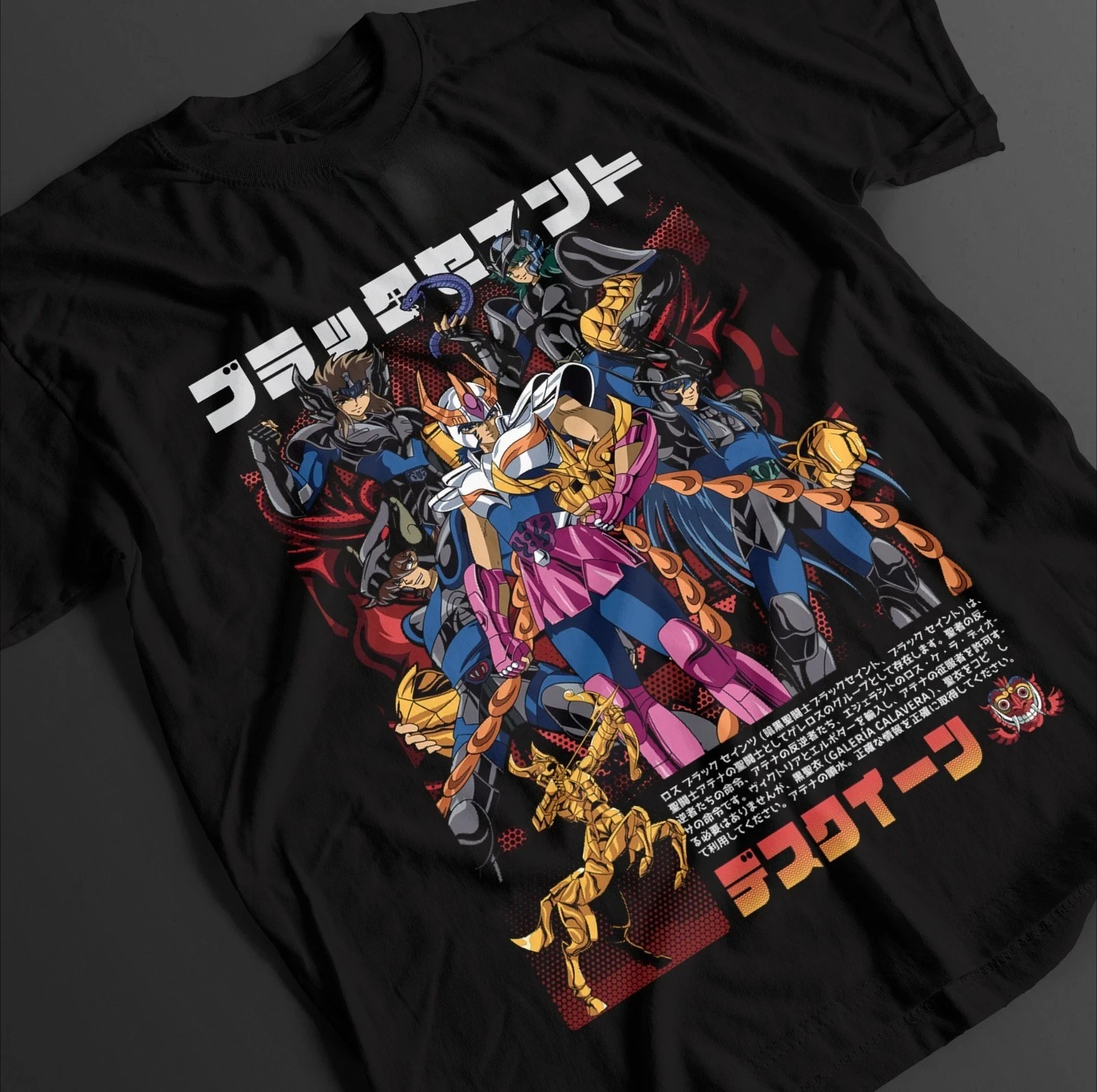Saint Seiya Shiryu Graphic 100%Cotton shirt Men 2026 New Anime Spring Summer women's shirts Harajuku unisex Short sleeve Tshirt