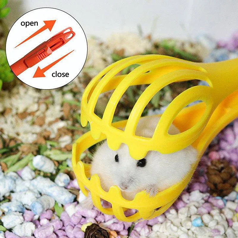 Hamster-Clip, Rattenfalle, kleine Tiere, Nest, Reinigung mit Schloss, Handschutz gegen Beißen, kleines Heimtierbedarf, interaktives Spielzeug, L – Detail 7
