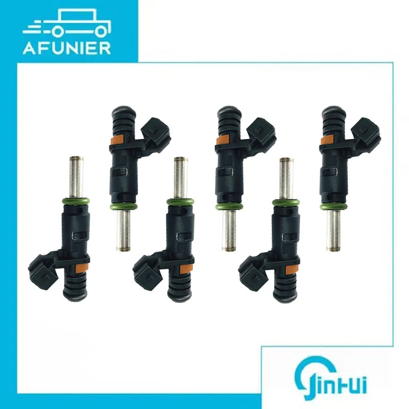 6Pcs Fuel Injector Nozzle For BMW 328i X3 X5 Z4 128i 528i 525i 530i 325i 330i OE No.:13537531634,7531634