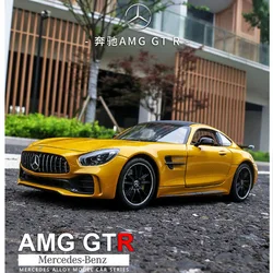 WELLY 1:24 Mercedes-Benz AMG GT R Alloy Metal Diecast Cars Model Inital Toy Car Children Boy Toys collection toy tools gift B551