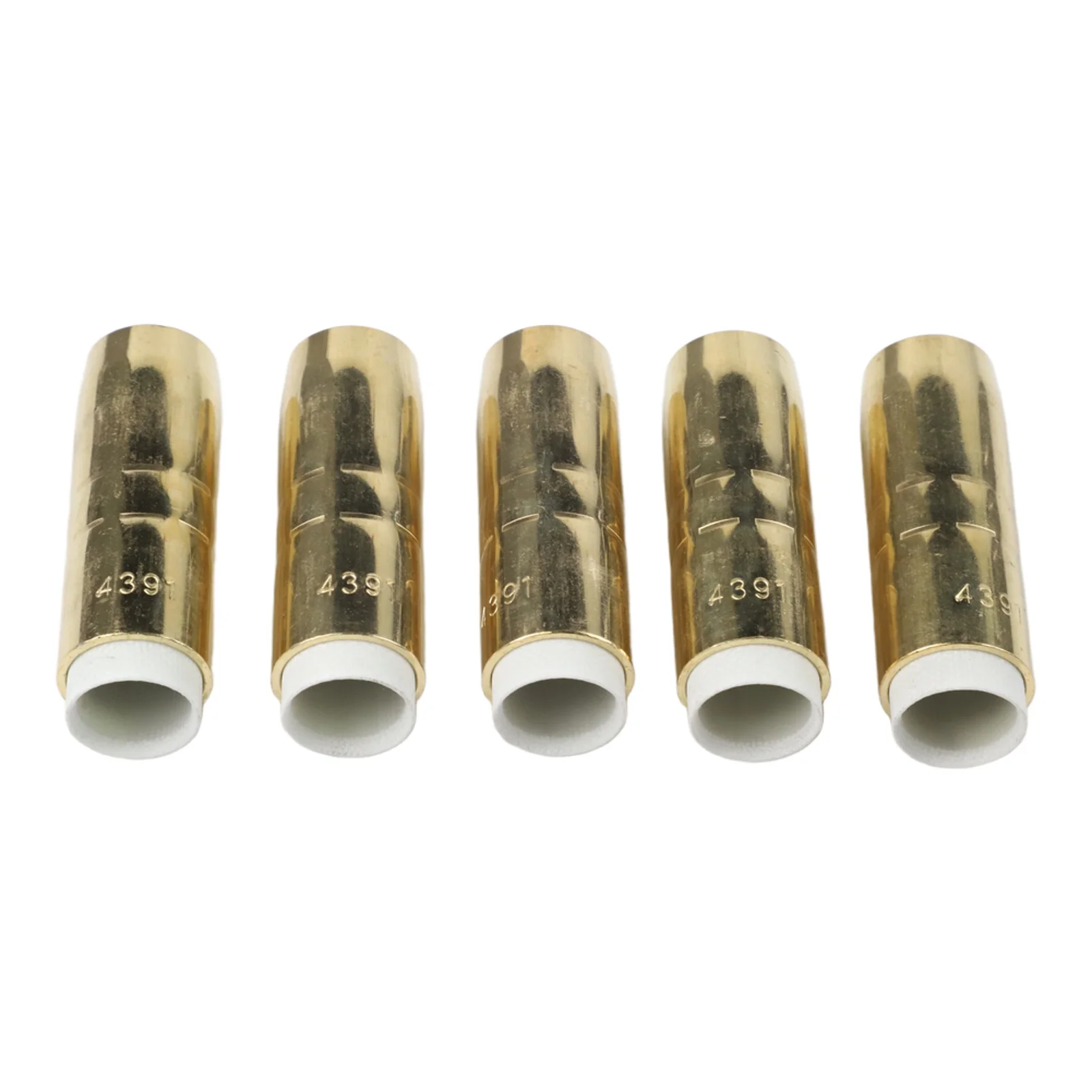 For MIG 4391 Welding Nozzle 5 Pack for Bernard 200/300A For MIG Welding Gas Systems 5/8 Inch Diameter Copper Nozzles