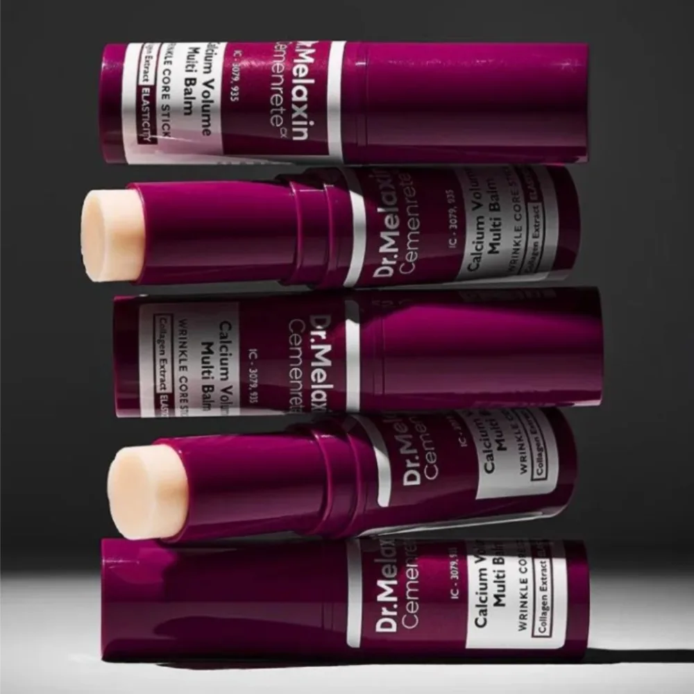 Dr. Melaxin de Corea, Cemenrete Calcium Volume, Barra/Ampolla en Crema Antiarrugas y Reafirmante para Líneas Finas, Bálsamo Multiusos en Barra