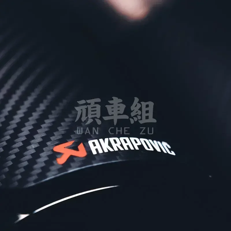 สติ๊กเกอร์ท่อไอเสียราศีพิจิกสําหรับรถยนต์และรถจักรยานยนต์ Akrapovic สติ๊กเกอร์ติดรถยนต์กันน้ําและสติ๊กเกอร์สะท้อนแสง