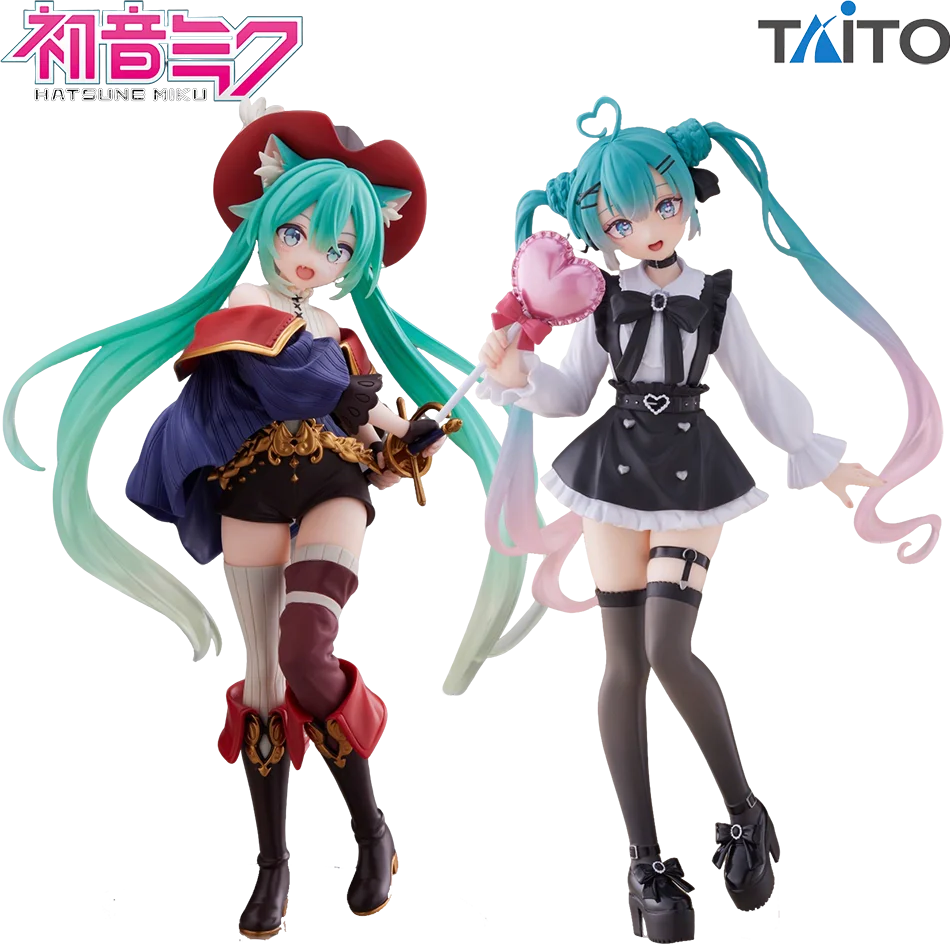 Neue Hatsune Miku Anime-Figur Märchenwunderland Der gestiefelte Kater PVC-Modell Actionfiguren Mode-Subkultur Dekoration Sammlerstücke Geschenke