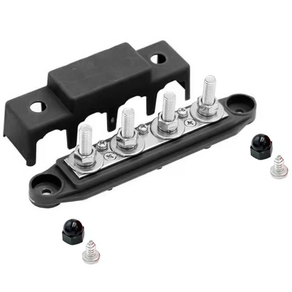 Set of Two Reliable Busbars Designed for Safe Electrical Connections up to a Maximum Load Capacity of 250A Each