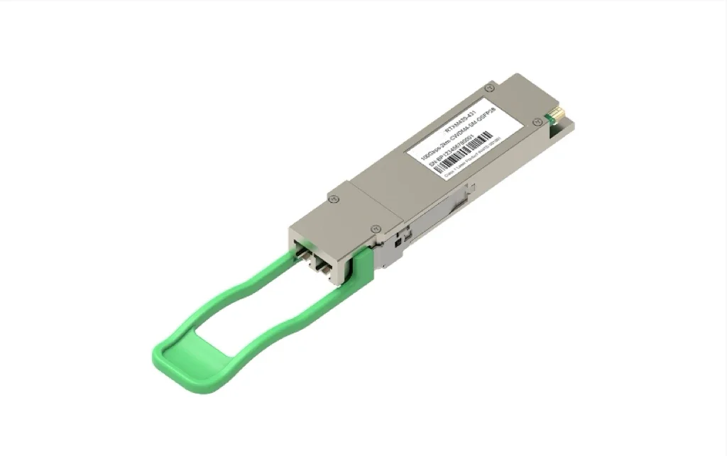 Moduli ricetrasmettitori CWDM4 in fibra monomodale 100G QSFP28 di alta qualità con una portata di 103,125 Gb/s.
