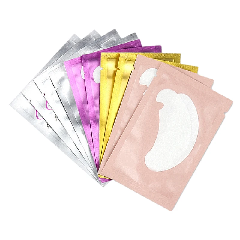 100 Pairs Eye Patches Eyelash Extension Under Eye Pads Makeup Lashes Patch Tip Stickers Pads For Eyelash Extension Supplies