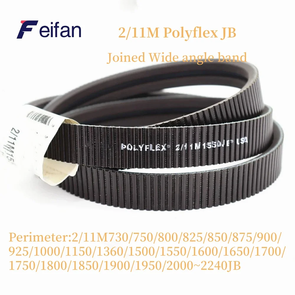 11M Polyflex JB Joined Wide angle band 2/11M730JB 2/11M750JB 2/11M800JB 2/11M825JB 2/11M850JB 2/11M875JB 2/11M900JB -2/11M2240JB