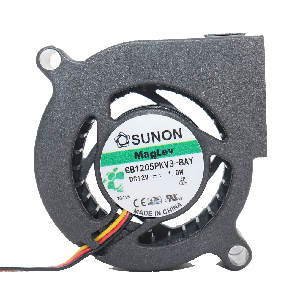SUNON Construction Standard 5020 GB1205PKV3-8AY DC12V 1.0W Turboblower Projector Fan