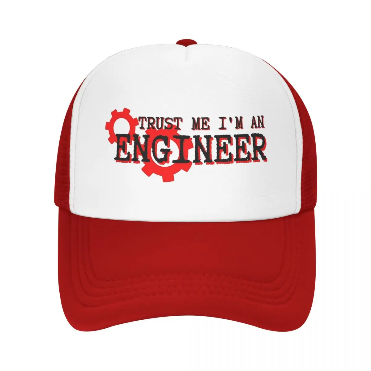 Men Women Trust Me I'm An Engineer Trucker Hat Hip-Hop Mesh Baseball Caps Snapback Caps Engineering Sun Hat Breathable Golf Hat