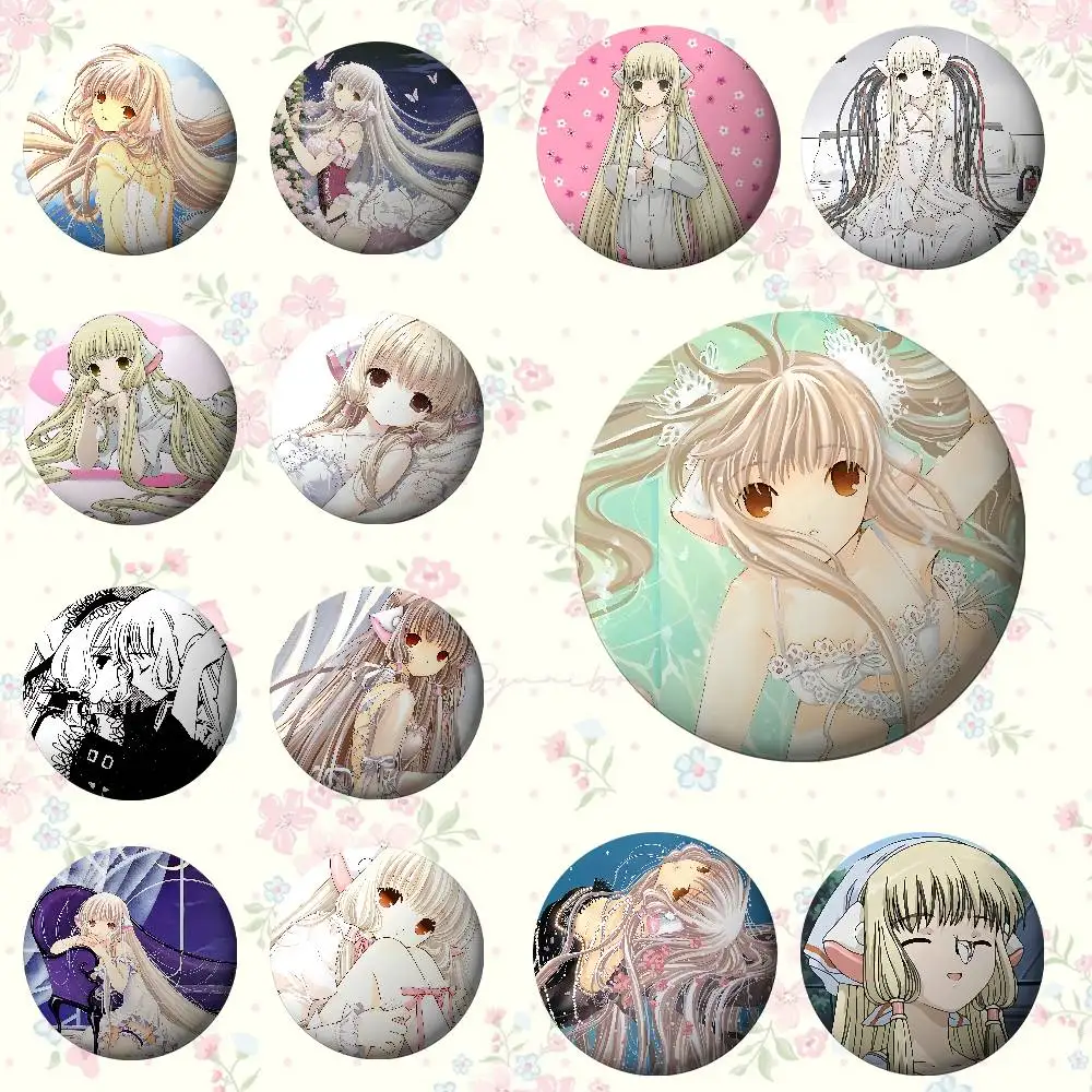 Niedliche Chobits-Anstecknadeln aus Weichblech, Metall-Broschen, personalisierter Schmuck, Accessoires für Hut, Tasche, Revers
