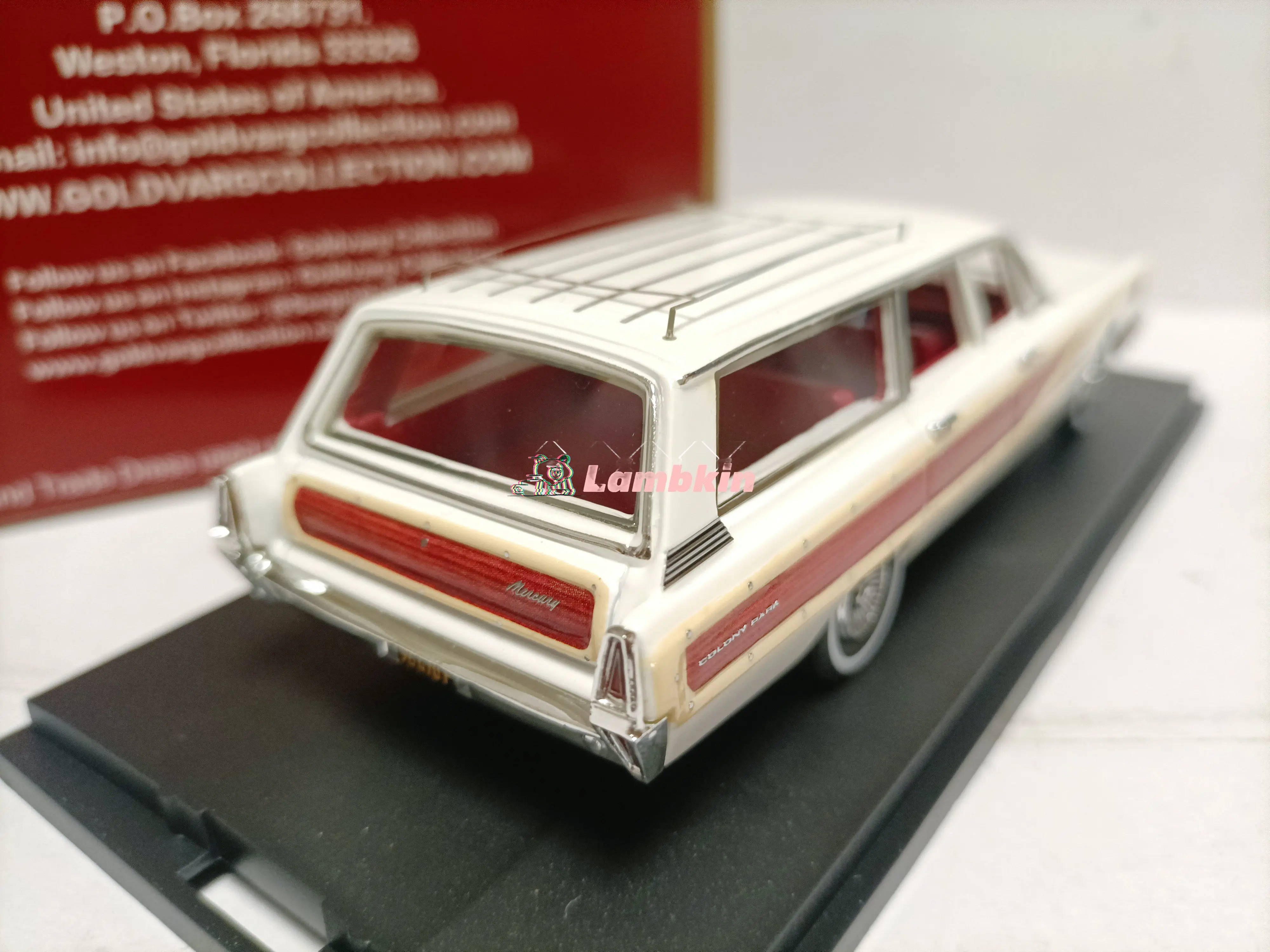 Goldvarg 1/43 For Mercury Wagon Model Mercury Colony Park Wagon 1965 Gift Decoration Collectible Miniature