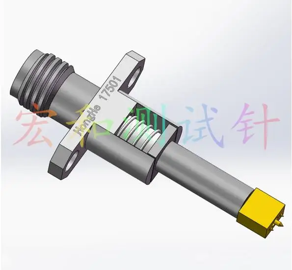 17501 1.0 Spacing RF Test Pin Solder Pad Module RFwifi High-frequency Probe Test Head 5G Internet of Things