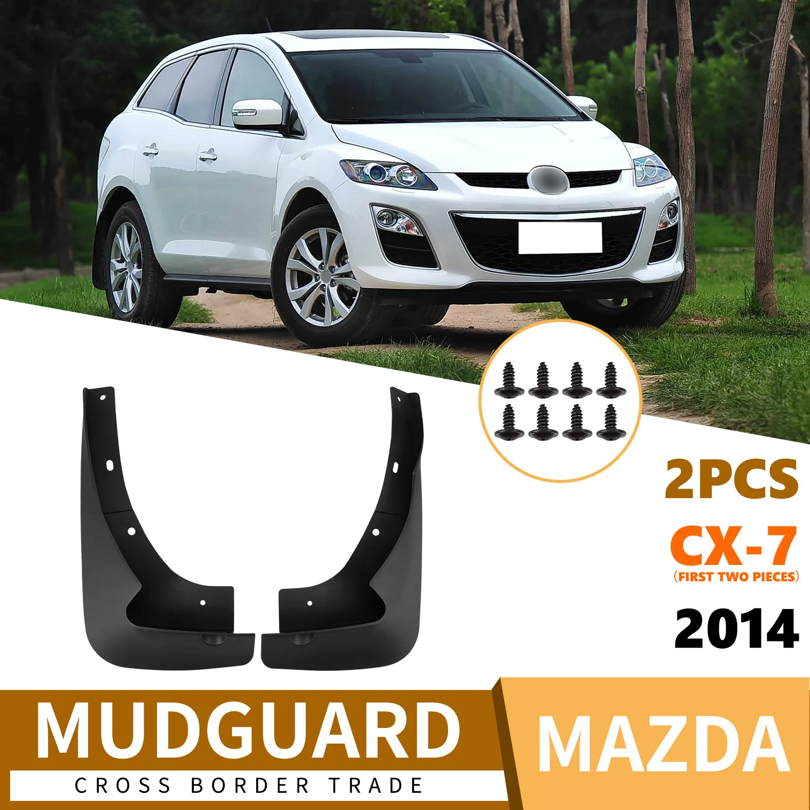 

Suitable for Mazda CX-7 2014 front two car tire fender skin modification off-road modification supplies