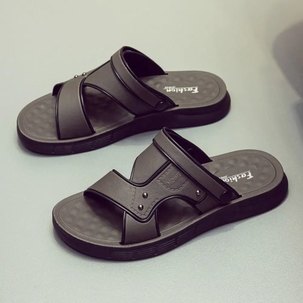 

Универсальные лоскутные тапочки на плоской подошве, нескользящие шлепанцы на мягкой подошве, мужская пляжная обувь, домашние сандалии с пряжками на щиколотке