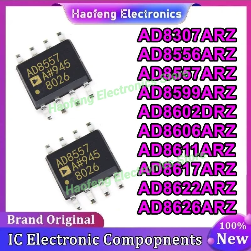 

5 шт. AD8307ARZ AD8556ARZ AD8557ARZ AD8599ARZ AD8602DRZ AD8606ARZ AD8611ARZ AD8617ARZ AD8622ARZ AD8626ARZ СОП новый оригинальный