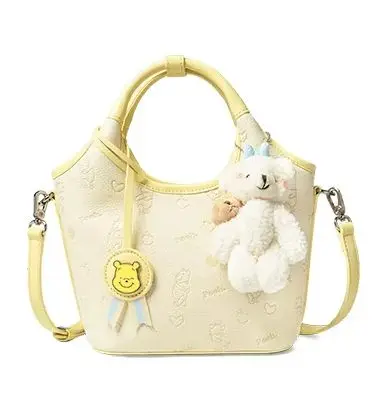 

Disney [Birthday Gift] Genuine Winnie the Pooh Limited Edition Tote Bag Women's Single Shoulder Crossbody Luxury Bags Designers