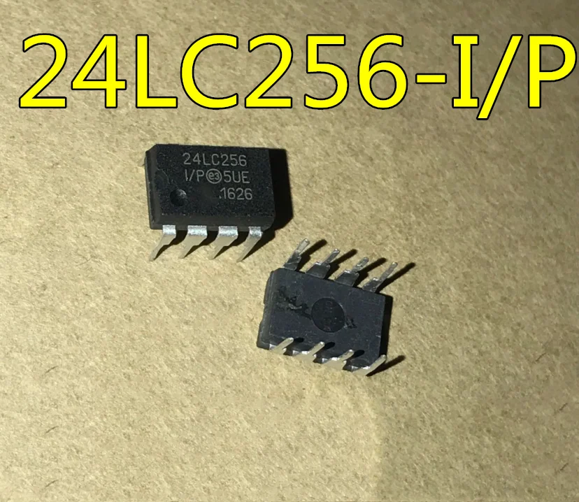 2 قطعة/الوحدة 24LC256-I/P DIP-8 24LC256I/P DIP8 24LC256 24LC256-I/P DIP EEPROM في المخزون