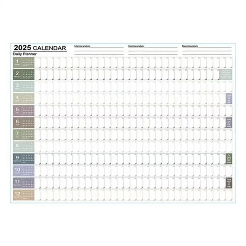 2025 Calendar Planner Sheet Large Wall Calendar To Do List Planner Target List Schedule Organizer Office Supplies