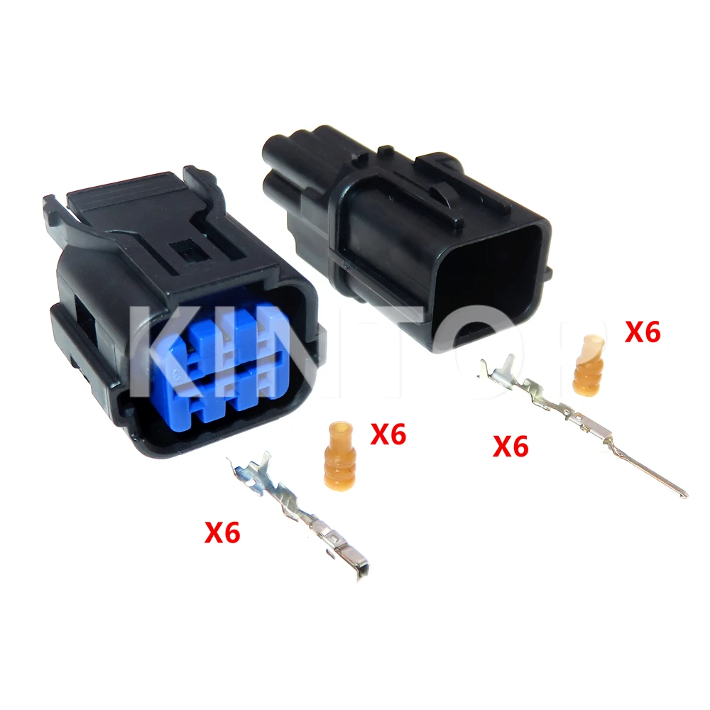 6 Pins Auto AC Assembly Plastic Housing Connector Car Waterproof Wire Socket HP281-06020 HP291-06040 HP285-06021 For Hyundai Kia