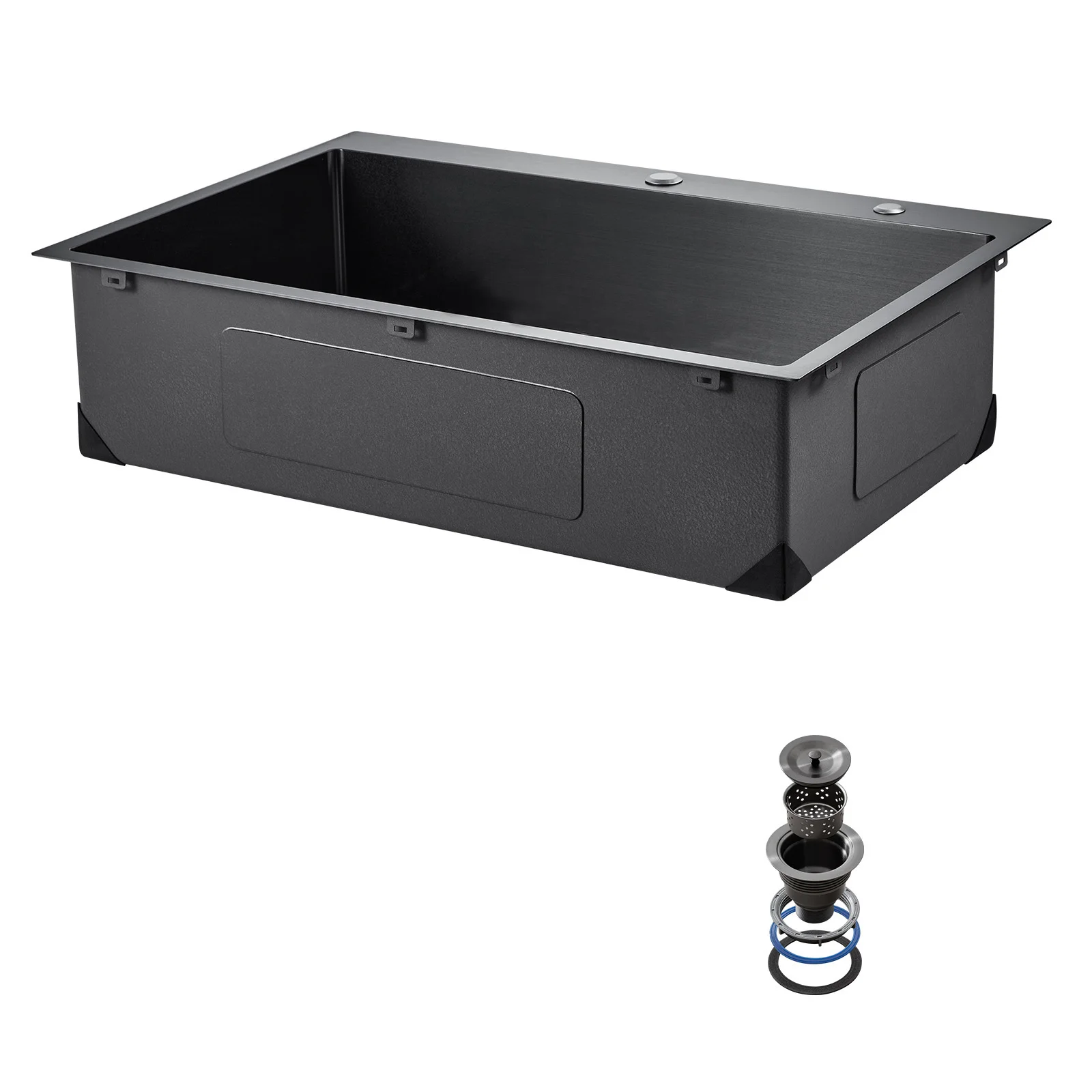 SucceBuy 25/33 inch Kitchen Sink Workstation 304 Stainless Steel Top Mount Sinks,Household Dishwasher Sinks for RV Prep Kitchen