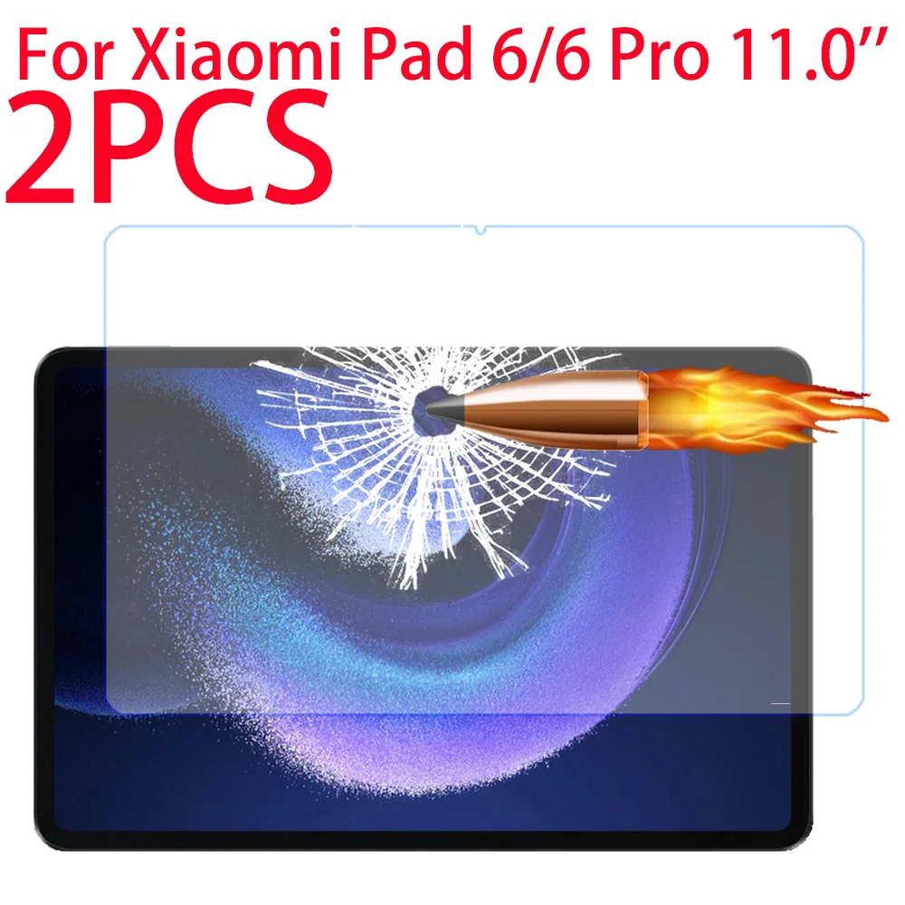 

2 шт. закаленное стекло для защиты экрана Xiaomi Mi Pad 6 / 6 Pro 11,0 дюймов 2023 Защитная пленка для Mi Pad 6Pro стекло для экрана