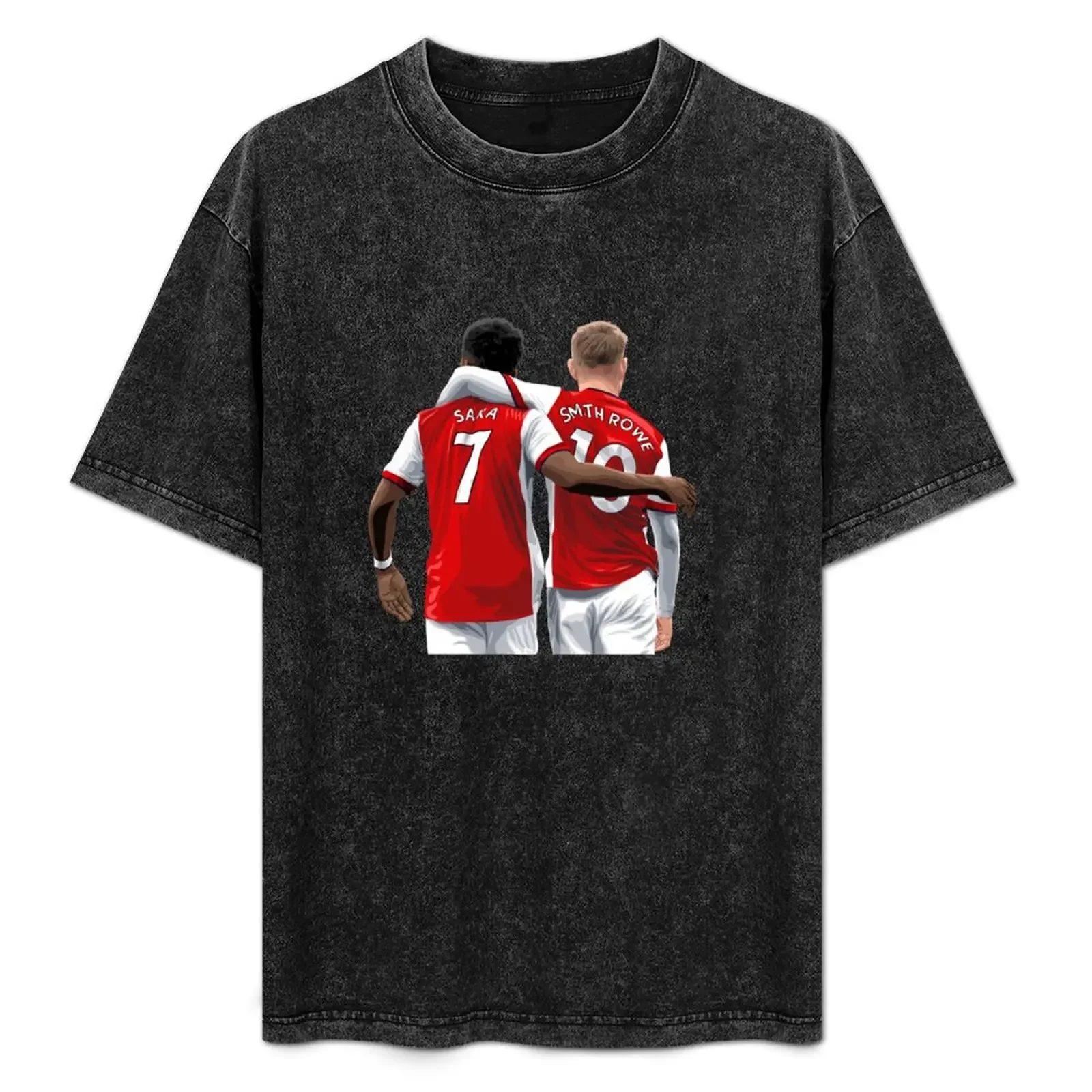 

Saka and Smith Rowe AFC T-Shirt anime figures graphic t shirts blue archive anime stuff designer t shirt men
