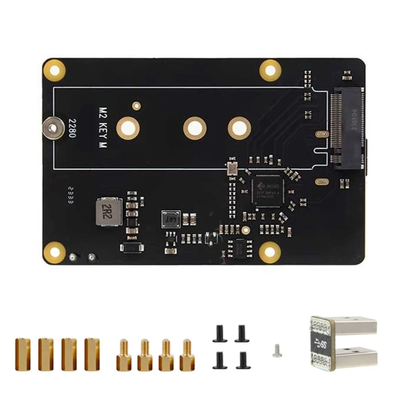 X872 M.2 NVMe Solid Disk Expansion Board With Fast Speed USB For RPi 4