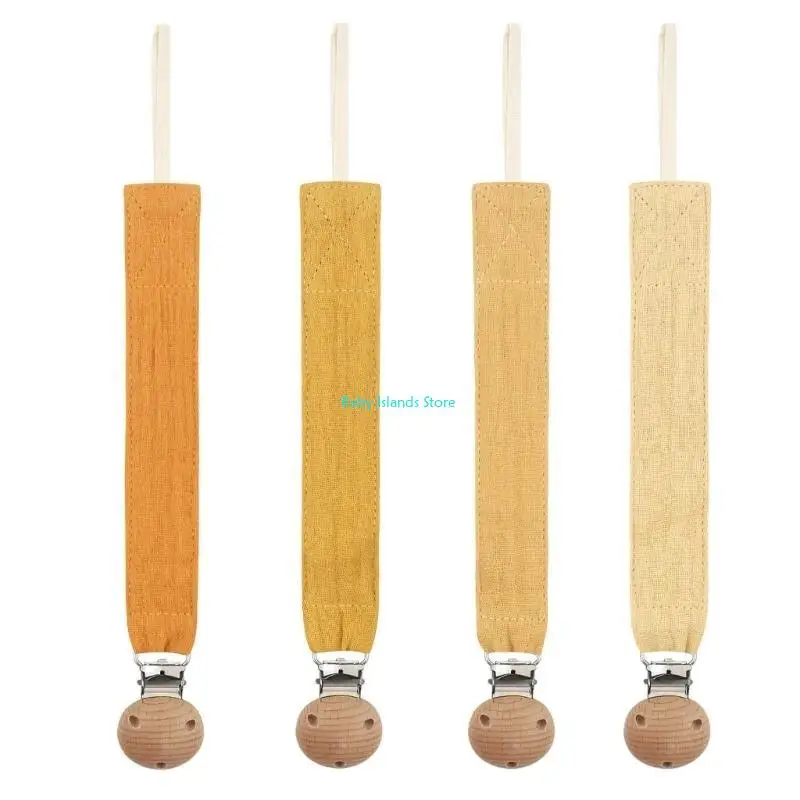 K92D 4 قطعة دمية الرضع مشابك مصاصة للرضع لينة القطن مهديء حامل التمريض عضاضة الدمية كليب الحلمة حامل الطفل هوة سلسلة