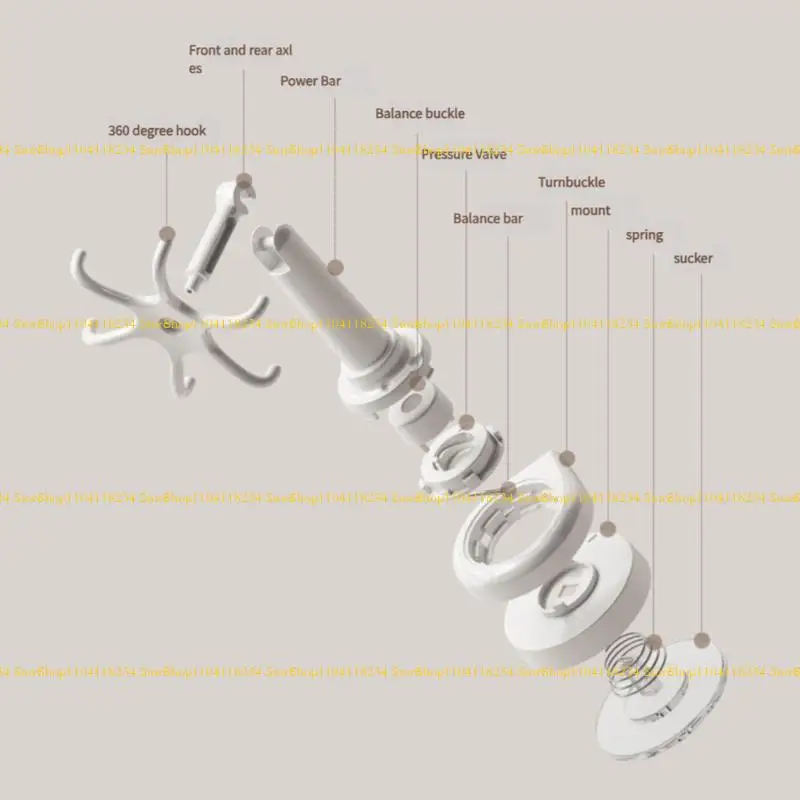 P9FB 2PCS المطبخ دوار خطاف هوك ملعقة تخزين ملعقة ملعقة ملعقة المطبخ المطبخ #3