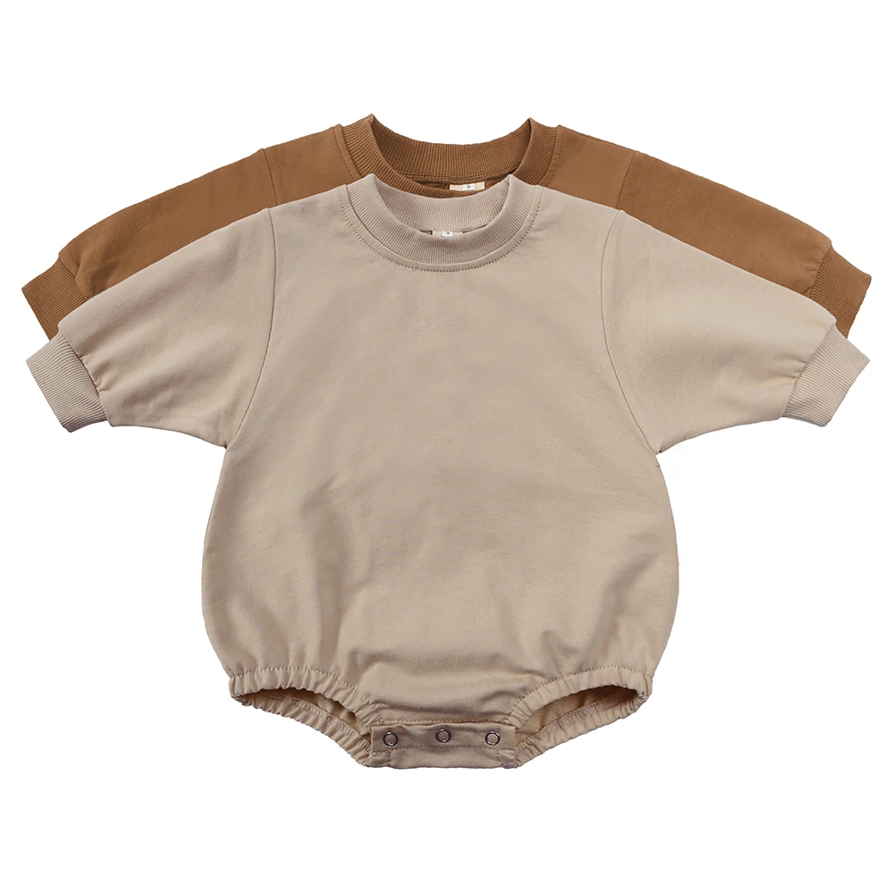 Neugeborenen-Strampler aus Reiner Baumwolle, Frühling Langarm-Pullover Kleidung, Niedlicher Bodysuit für Kleinkinder Jungen und Mädchen – Detail 2